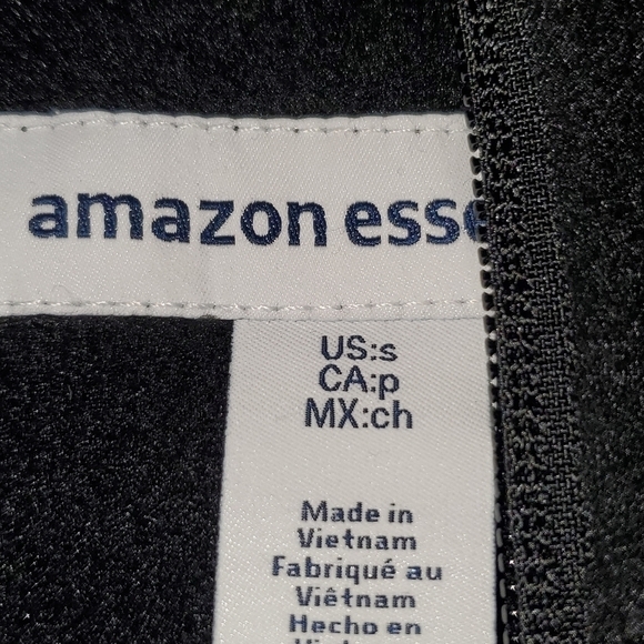 NEW Small Ladies Fit Black Fleece Pullover by Amazon Essentials - Picture 7 of 8